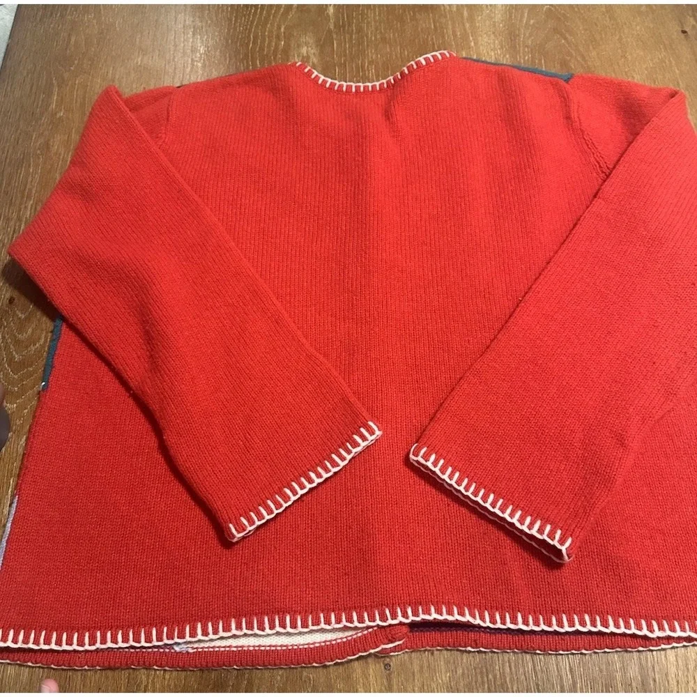 Vintage Disney Women's Christmas Cardigan‎ Sweater XXL 2XL RARE Storybook
